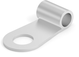 Uninsulated ring cable lug, 10.5-16.8 mm², AWG 6, 7.92 mm, M8, metal, 321056