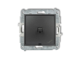 MINI Wyłącznik schodowy w stylu amerykańskim grafitowy 11MWPUS-3 KARLIK