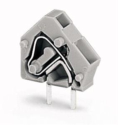 PCB terminal, 1 pole, pitch 5 mm, AWG 28-12, 24 A, cage clamp, orange, 236-716