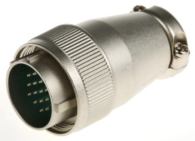 Złącze okrągłe 16-pinowe Miniature Kabel Wtyk JAE Męski SRCN