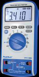 P3410 Digital multimeter, 3 5/6 digits with true RMS