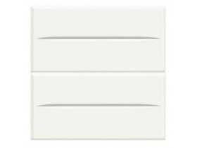 AXOLUTE Przycisk podwójny 2 modułowy AXIAL biały HD4036M2 LEGRAND