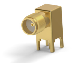 Złącze RF Montaż na płytce Gniazdo typ złącza Złącze koncentryczne do płytek drukowanych 3GHz Solder, Through Hole