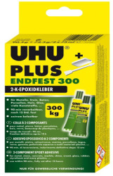 2 components adhesive 163 g cartridge, UHU PLUS ENDFEST 300 163G