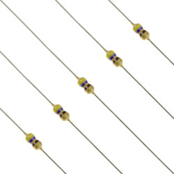 4r7 Carbon Film 1/8W Resistor 5% - Pack of 100