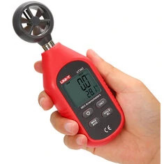 UNI-T UT363 Miniaturowy Wind Speed Meter Kieszeń Anemometr Prędkość Temperatura Tester Termometr