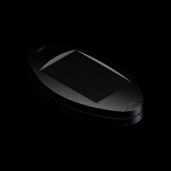 Teko - seria OVO-1 (OVO-1IR.9) - obudowa do pilota w kolorze czarnym z otworem na LED (124,2 x 66,3 x 23 mm)