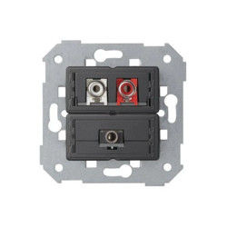Simon 82 Gniazdo Mini jack + 2 RCA 7501092-039