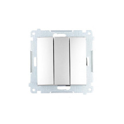 Łącznik potrójny DW31.01/43 srebro Kontakt Simon54