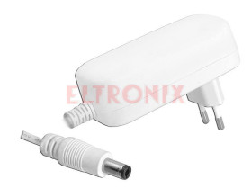 ZASILACZ IMPULSOWY ZSI12V/2.5A 5.5/2.1 --(0---"+" BIAŁY