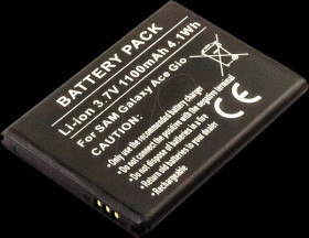 13158 Smartphone battery for Samsung devices, Li-Ion, 1100 mAh