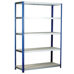 Eco-Rax Standard Bay &amp; 5 Chipboard Shelves 1800 x 1200 x 450mm