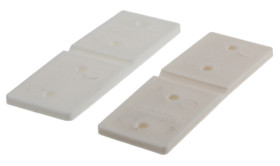 Zawias tylnej klapki PP długość 25.4mm Zawias zginany szerokość 76.2mm Swobodne wychylanie