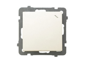 AS Wyłącznik schodowy ecru ŁP-3G/m/27 OSPEL