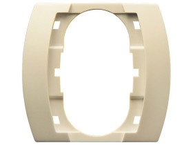 GAZELA Ramka do gniazda podwójnego beżowy RG-1J/01 OSPEL