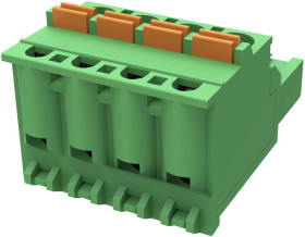 Degson Obudowa złącza pin męskiego na kabel Ilość pinów 9 Wymiary siatki: 5.08 mm 2EDGKDA-5.08-09P-14-00A(H) 1 szt.