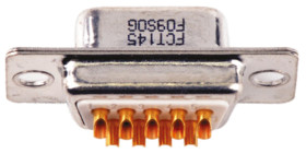 Złącze D-Sub 25-pinowe Żeński Proste Montaż na panelu