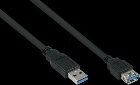UK30P-ASA-030S USB 3.0 cable, A connector to port, 3.0 m