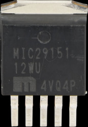 MIC29151-12WU LDO, Uout 12V, Uin 2.3..26V, 1.5A, DDPAK-5