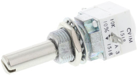 Potencjometr 10kΩ typ Obrotowy Vishay średnica wału 6 mm 1W długość wału 25mm średnica 10mm Montaż panelowy