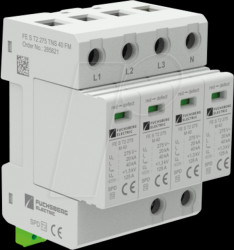 285821 Type 2 surge protector, TN-S, remote control