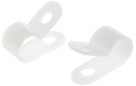 Zacisk kablowy 7.9mm materiał: Nylonowy Naturalny zacisk kablowy