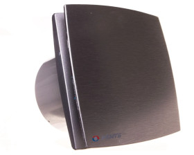 Wentylator łazienkowy fi 125 230V 16W 167m3/h 34dB timer i higrostat szczotkowane aluminium 125LDATH
