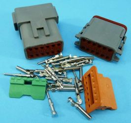 ZŁĄCZE DEUTSCH KPL.WT.+GN.12-PIN