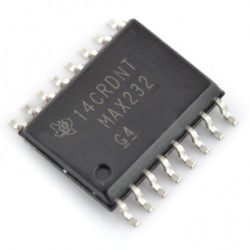 Konwerter MAX232EWE - szeroki SMD