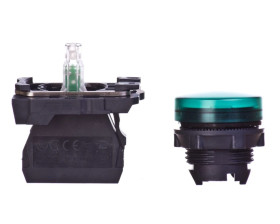 Lampka sygnalizacyjna 22mm zielona 24V AC/DC LED XB5AVB3