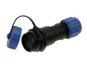 Gniazdo; SP1311C/S9I-C; 9 torów; lutowany; 0,75mm2; 4-6,5mm; SP13; na przewód; IP68; 3A; 125V; Weipu; RoHS; SP1311/S9I