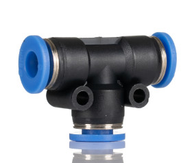 Złączka pneumatyczna Wciskane 10 mm Wciskane 10 mm RS PRO Adapter teowy do rur