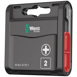 Wera 05057750001 Bit-Box 20 PH PH 2 x 25 mm 20 Piece