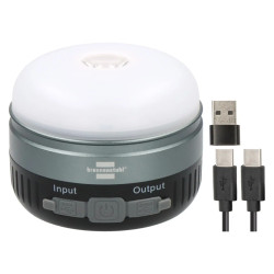 Lampa kempingowa LED OLI 400 AS 450lm - czas świecenia do 70 godzin - powerbank - USB-C IP54 Brennenstuhl