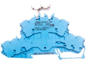 Złączka 2-piętrowa 2,5mm2 niebieska TOPJOBS 2002-2439 /50szt./