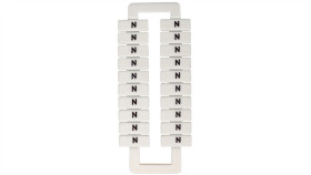 Oznacznik Do Złączek (Euro) 2,5-70Mm2 /N/ Biały 43192 /1 Blister=20 Szt/