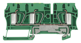 Zacisk PE Weidmuller poziomy: Pojedynczy 26 → 10AWGZacisk Z raster: 6.1mm 800 V