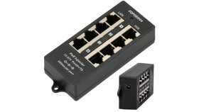 Poe Injector 4X 100Mb/S Rj45 Extralink 4 Portowy