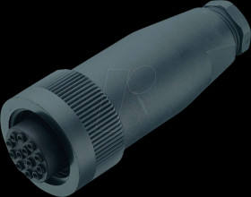 99 0710 00 05 Cable socket RD30, series 694, 4 + PE, unshielded, IP65, ESTI+,