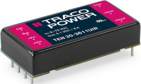 DC converter, 14-160 VDC, 30 W, 2 outputs, ±15 VDC, 90 % efficiency, TEN 30-7223UIR