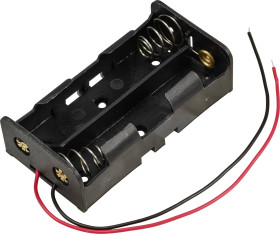 Komora baterii TRU COMPONENTS TC-13220700 2 x 18650, kabel, (D x S x W) 76 x 40 x 21 mm