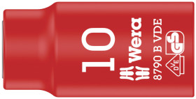 Nasadka Izolowana nasadka standardowa z gniazdem 3/8 cala 10mm izolowana Wera