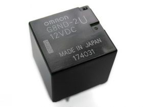 OMRON G8ND-2U (2UK) 12V 25A przekaźnik samochodowy napłytkowy PCB 2x SPDT H-BRIDGE