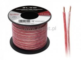 Przewód głośnikowy 2x1,0mm2 OFC elastyczny 10m