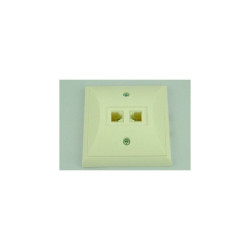 Gniazdo 4 stykowe n/t podwójne 1604