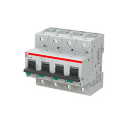 Wyłącznik nadprądowy MCB, Typ D, 4-biegunowy, 10A, 690V, ABB, S804N