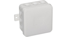 Puszka Natynkowa Pusta 12 Wlotów Viplast V5 Klik Biała Ip54 75X75x41mm 035-01