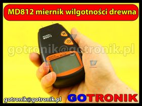 MD812 miernik wilgotności drewna