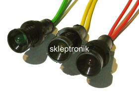Kontrolka led 24V DC biała mig