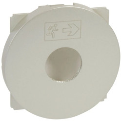 CELIANE Plakietka łącznika oświetlenia awaryjnego tytan 068499